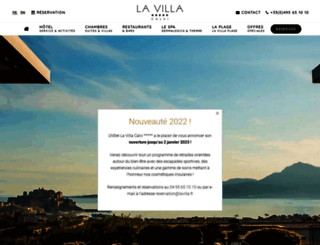 hotel-lavilla.com screenshot