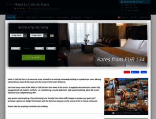 hotel-le-cafe-de-paris.h-rez.com screenshot
