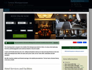 hotel-lenox-montparnasse.h-rsv.com screenshot