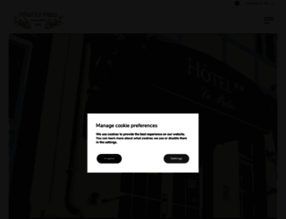 hotel-lepatio.fr screenshot