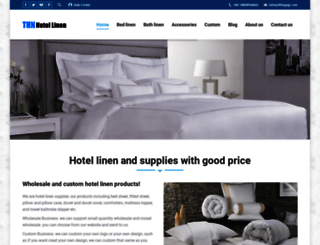 hotel-linen-supplier.com screenshot