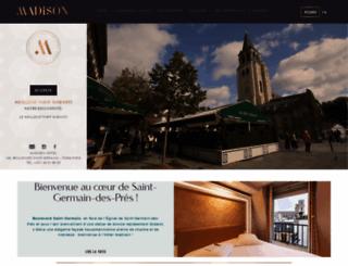 hotel-madison.com screenshot