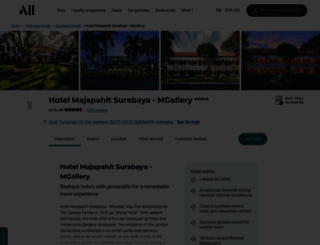 hotel-majapahit.com screenshot