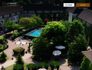 hotel-manoir-gressy.com screenshot