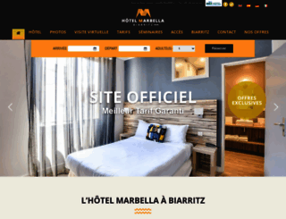 hotel-marbella.fr screenshot
