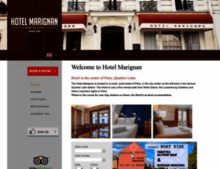 hotel-marignan.com screenshot