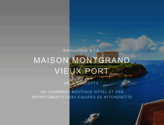 hotel-montgrand-marseille.com screenshot