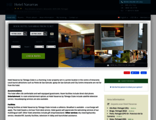 hotel-navarras-amarante.h-rez.com screenshot