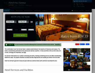 hotel-oca-vermar-sanxenxo.h-rez.com screenshot