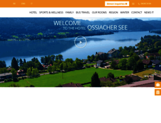 hotel-ossiacher-see.at screenshot