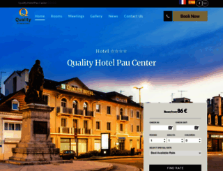 hotel-pau-centre.com screenshot