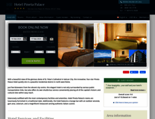 hotel-pineta-palace-rome.h-rez.com screenshot