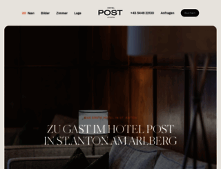 hotel-post.co.at screenshot