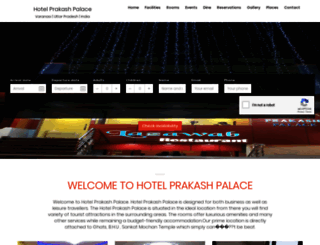 hotel-prakash-palace-varanasi.wchotels.com screenshot