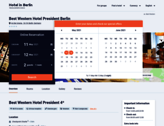 hotel-president.hotel-in-berlin.org screenshot