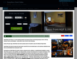 hotel-raba-gyor.h-rez.com screenshot