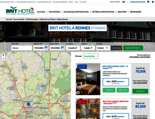 hotel-rennes-atalante.brithotel.fr screenshot