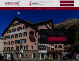 hotel-rosatsch.ch screenshot