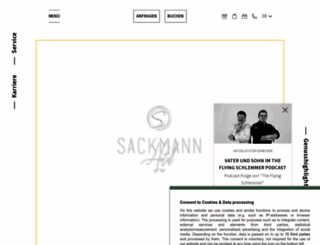 hotel-sackmann.de screenshot
