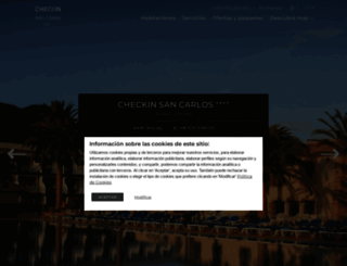 hotel-sancarlos.com screenshot