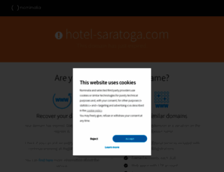 hotel-saratoga.com screenshot