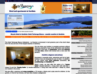 hotel-sardinia-tartarugabianca.com screenshot