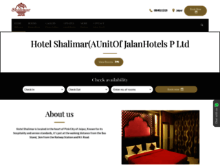 hotel-shalimar.com screenshot