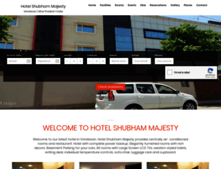hotel-shubham-majesty-vrindavan.wchotels.com screenshot