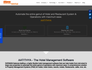 hotel-software.dataman.in screenshot