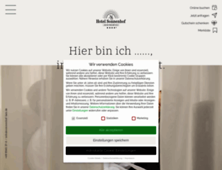 hotel-sonnenhof-lam.de screenshot