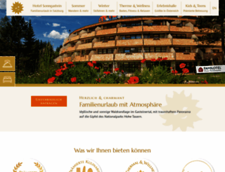 hotel-sonngastein.com screenshot