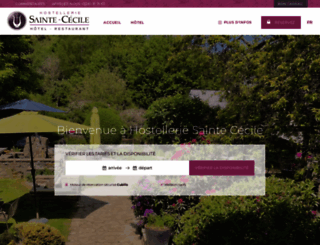 hotel-ste-cecile.be screenshot
