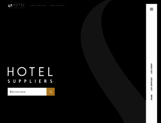 hotel-suppliers.com screenshot