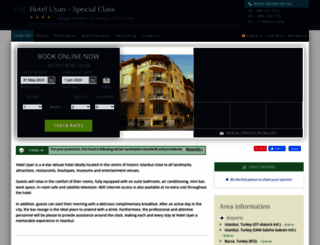 hotel-uyan-istanbul.h-rez.com screenshot