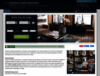 hotel-vondel-amsterdam.h-rez.com screenshot