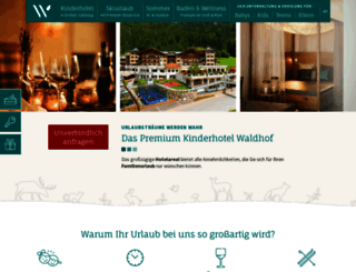 hotel-waldhof.com screenshot