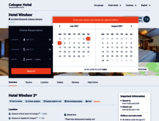 hotel-windsor-cologne.colognehotel.net screenshot
