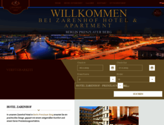 hotel-zarenhof.de screenshot