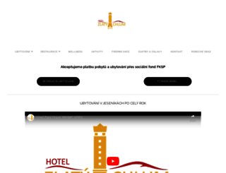 hotel-zlatychlum.cz screenshot