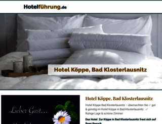 hotel-zur-koeppe.de screenshot
