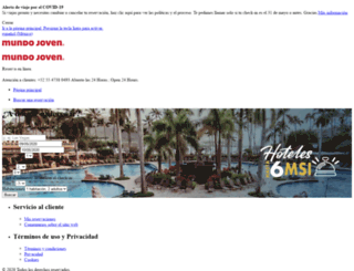 hotel.mundojoven.com screenshot