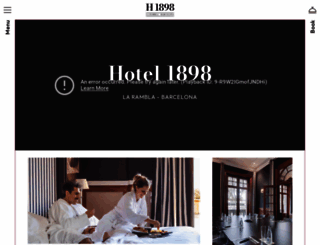 hotel1898.com screenshot