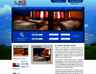 hotelacefriendsparkyelagiri.com screenshot
