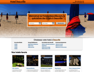 hoteladeauville.com screenshot
