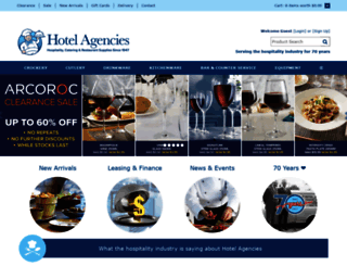 hotelagenciesrestaurantsupplies.com.au screenshot