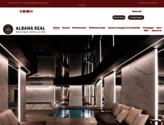 hotelalbanareal.com screenshot