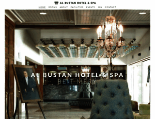 hotelalbustan.com screenshot