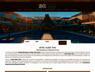 hotelaldeathai.com screenshot