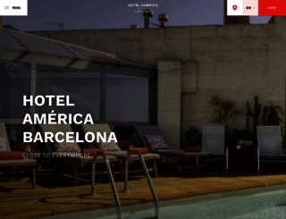 hotelamericabarcelona.com screenshot