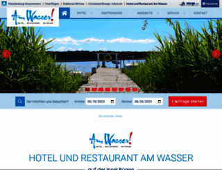 hotelamwasser.m-vp.de screenshot